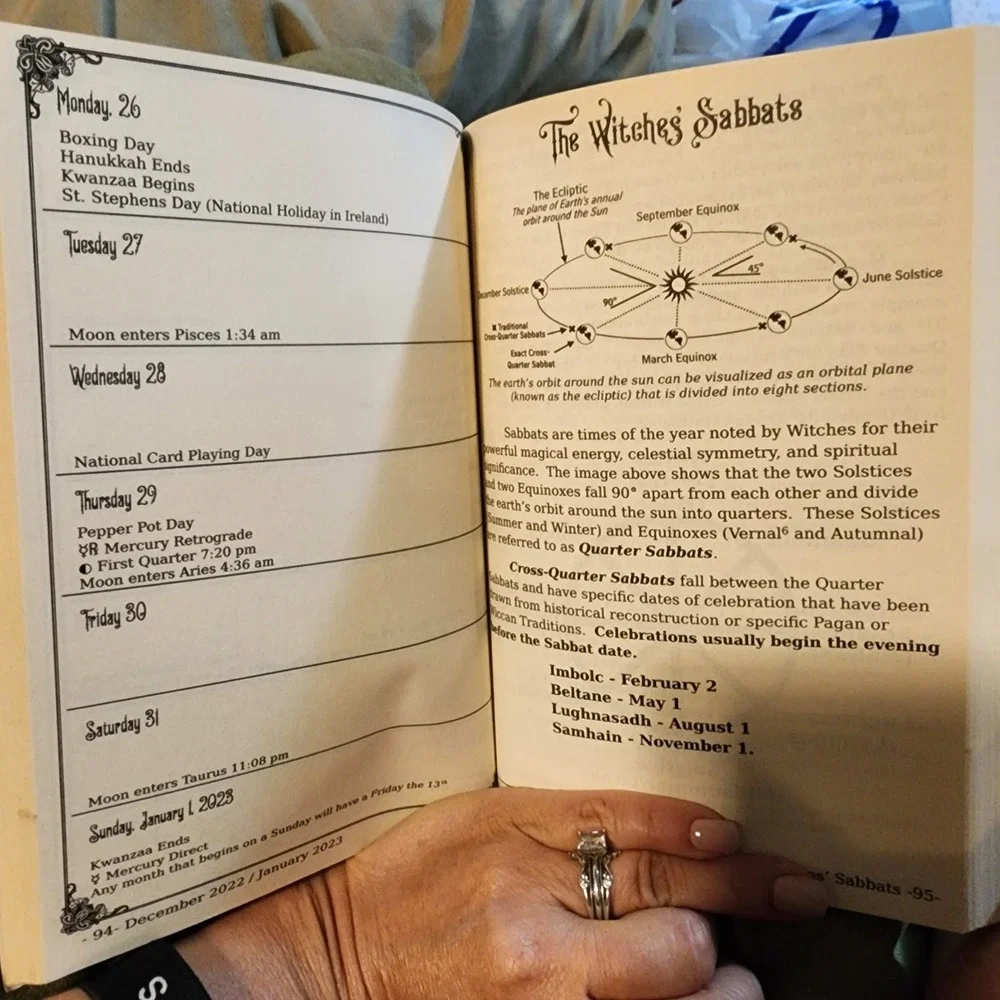 Practical Witch's Almanac 2022: 25th Anniversary Edition by Gladheart,‎ Friday